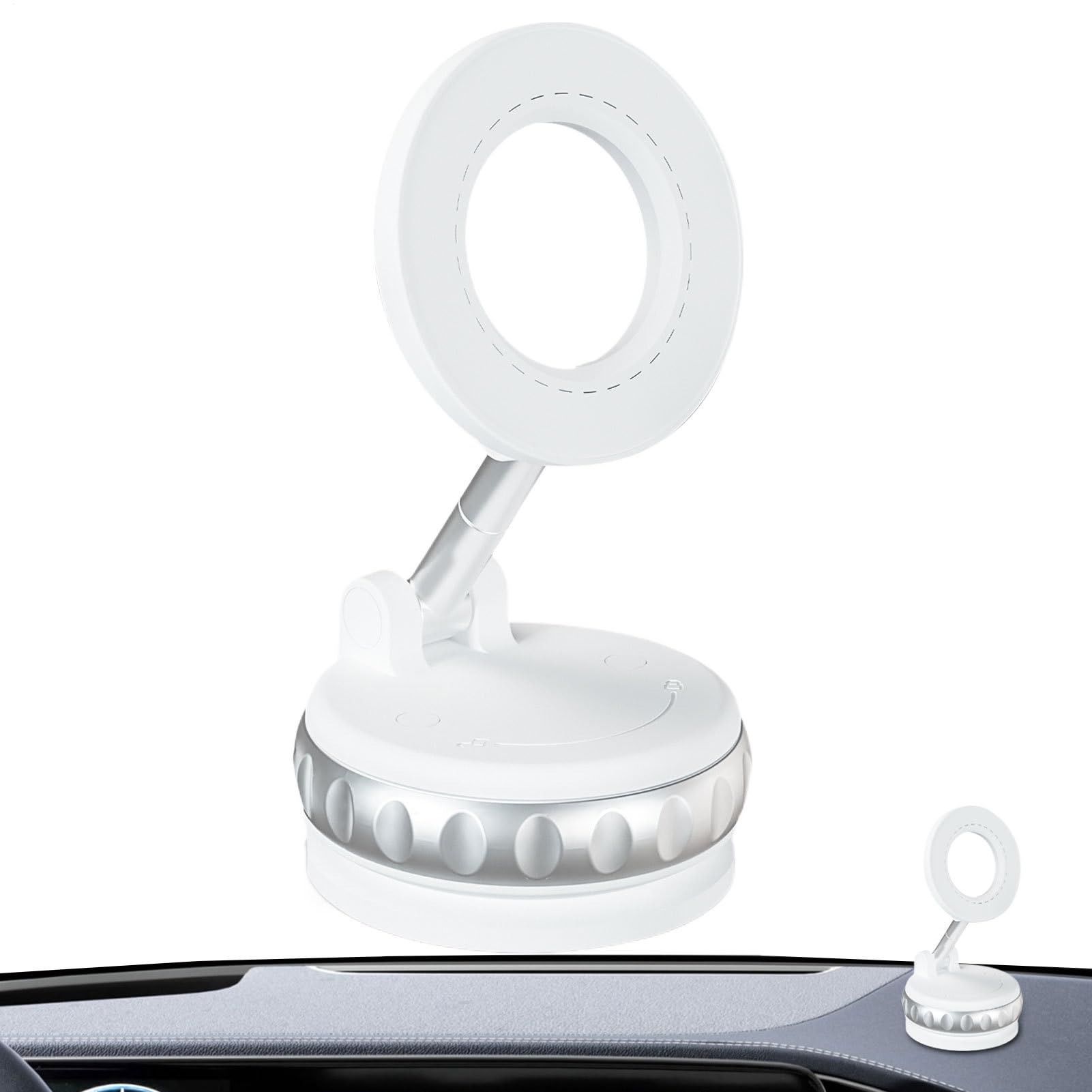 Support magnétique téléphone ventouse réglable pour éviter les chutes - 8