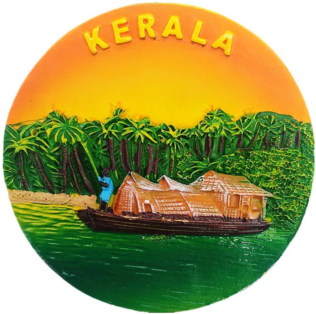 Altko Kerala India Magnet Fridge Refrigerator Magnet Decoration Sticker Souvenir Resin Crafts Kitchen Whiteboard