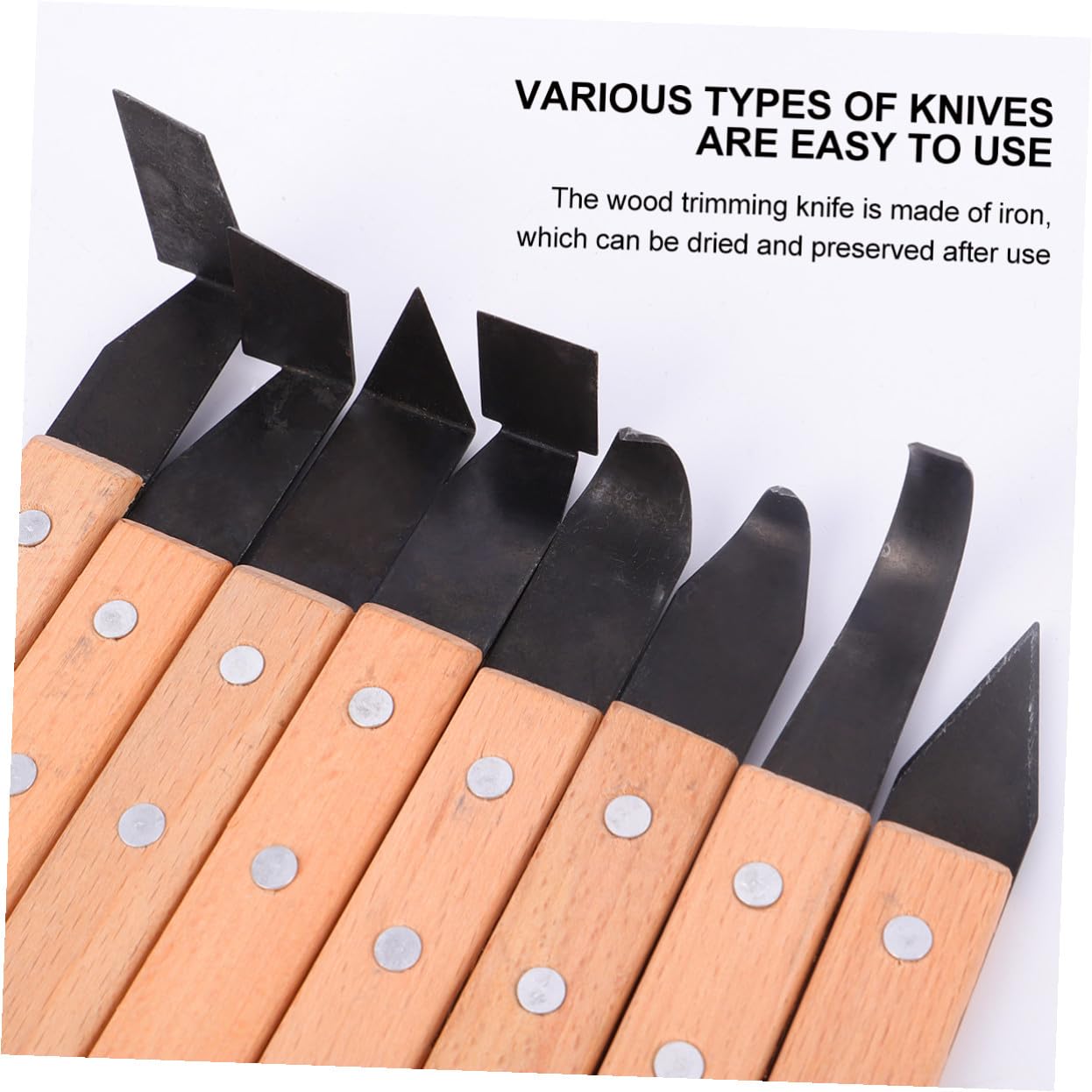 Gatuida Juego de Herramientas de Cerámica y Esculpir Arcilla, Acero Inoxidable Mango de Madera, 8 Piezas, para Artistas Manuales, Uso en Modelado y Escultura, Adecuado Color Aleatorio