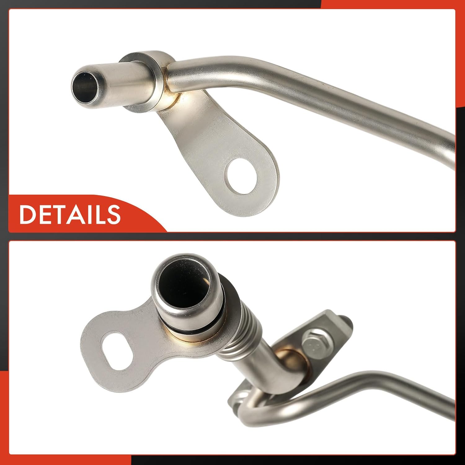A-Premium Turbocharger Oil Line Compatible with Ford F-150 2016-2017, Expedition 2016-2017, Transit-150/Transit-250/Transit-350 2017-2023 & Lincoln Navigator 2016-2017, 3.5L, Left Lower