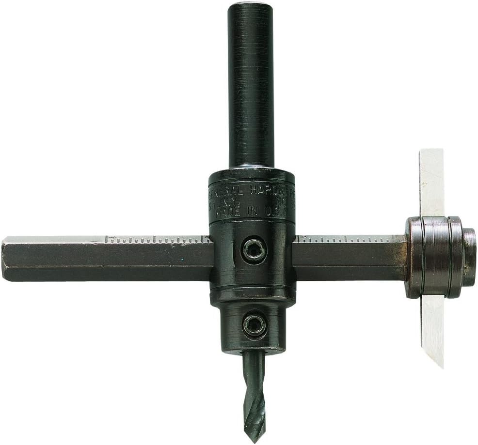 General Tools 55 Heavy Duty Circle Cutter. Adjustable 1-3/4 Inch to 7-7/8
