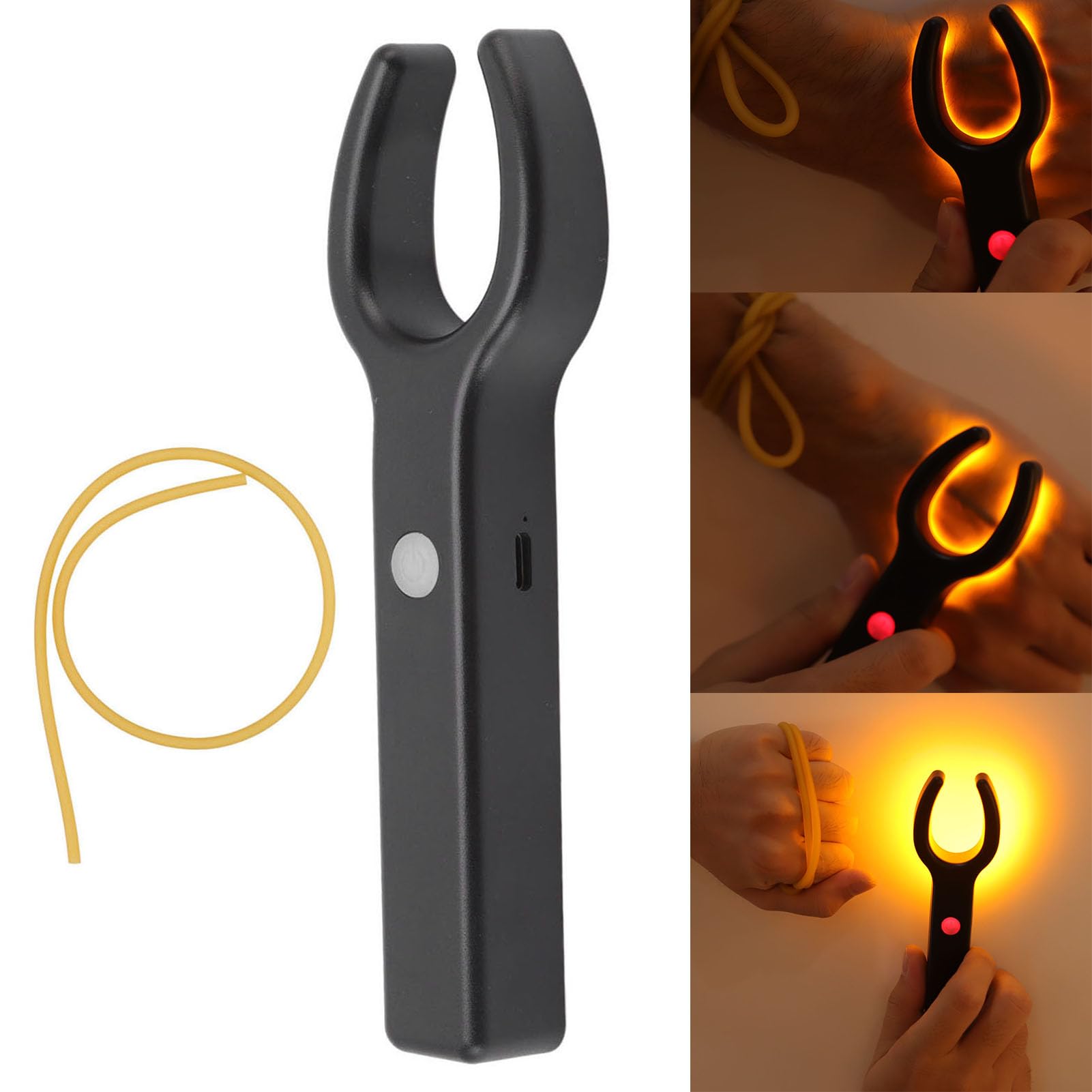 Changor Rilevatore di vene, Laccio emostatico Portatile Vein Finder Batteria da 800 mAh per ospedali