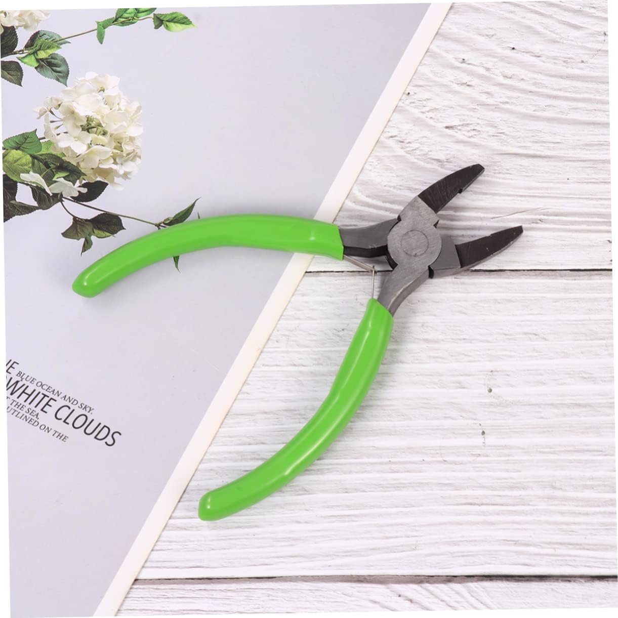 1set Pliers with Plastic Handle Jewelry Making Tools for Crafts and Decoration and Easy to Store Jewelry Pliers for Handmade Projects