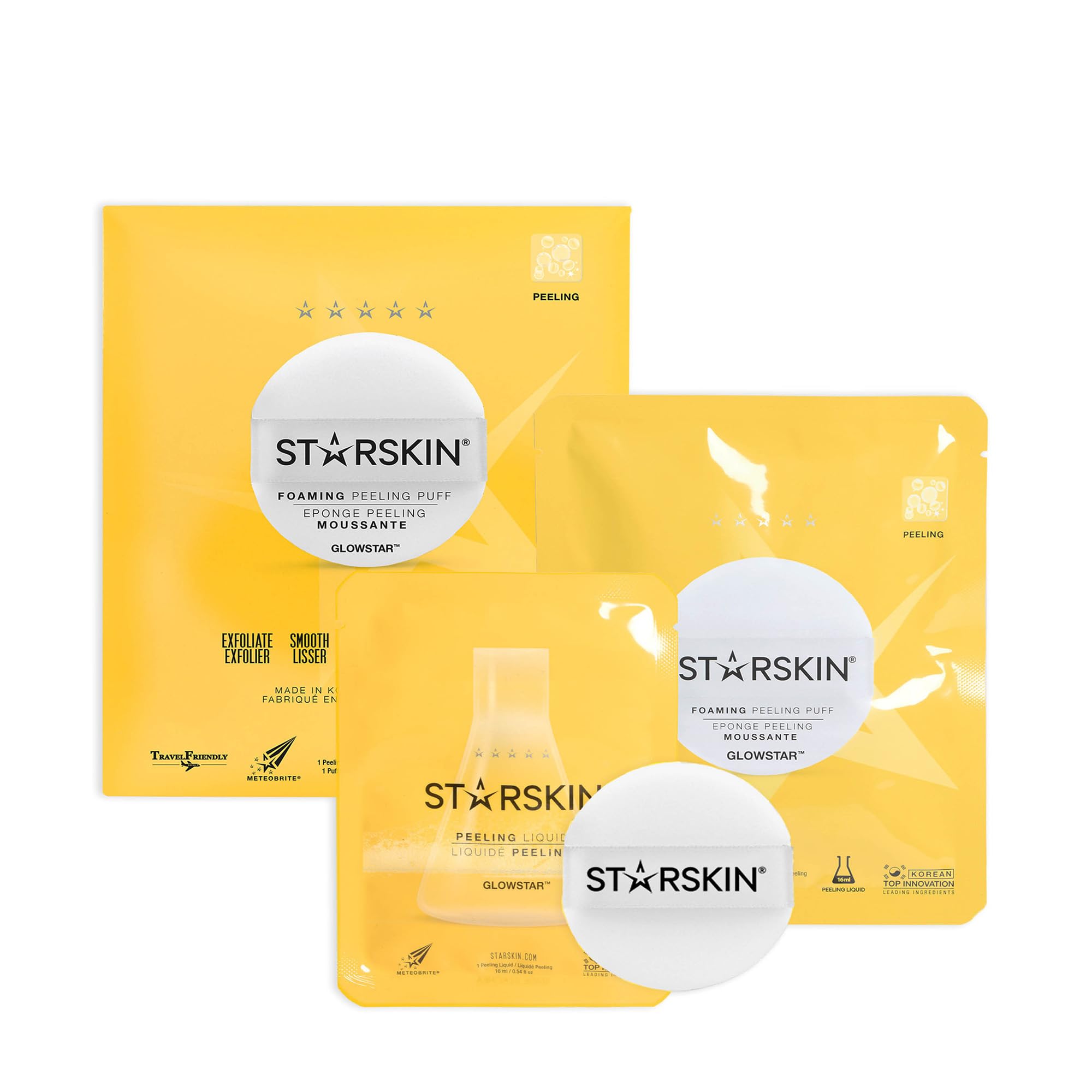 Sponsored Ad – Glowstar, Facial Radiance Pads with Lactic and Glycolic Acid, AHA Exfoliant infused with Vitamin C Serum, Face Peeling Puff, Optimal for Soft Scrub, K Beauty Skincare