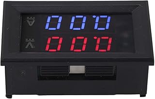 LED Voltage Amperage Monitor Gauge Voltage Current Meter Digital Voltmeter Ammeter Volt Tester Amp Detector LED Amperage Monitor Gauge DC0â€‘100V (50A with Diverter)