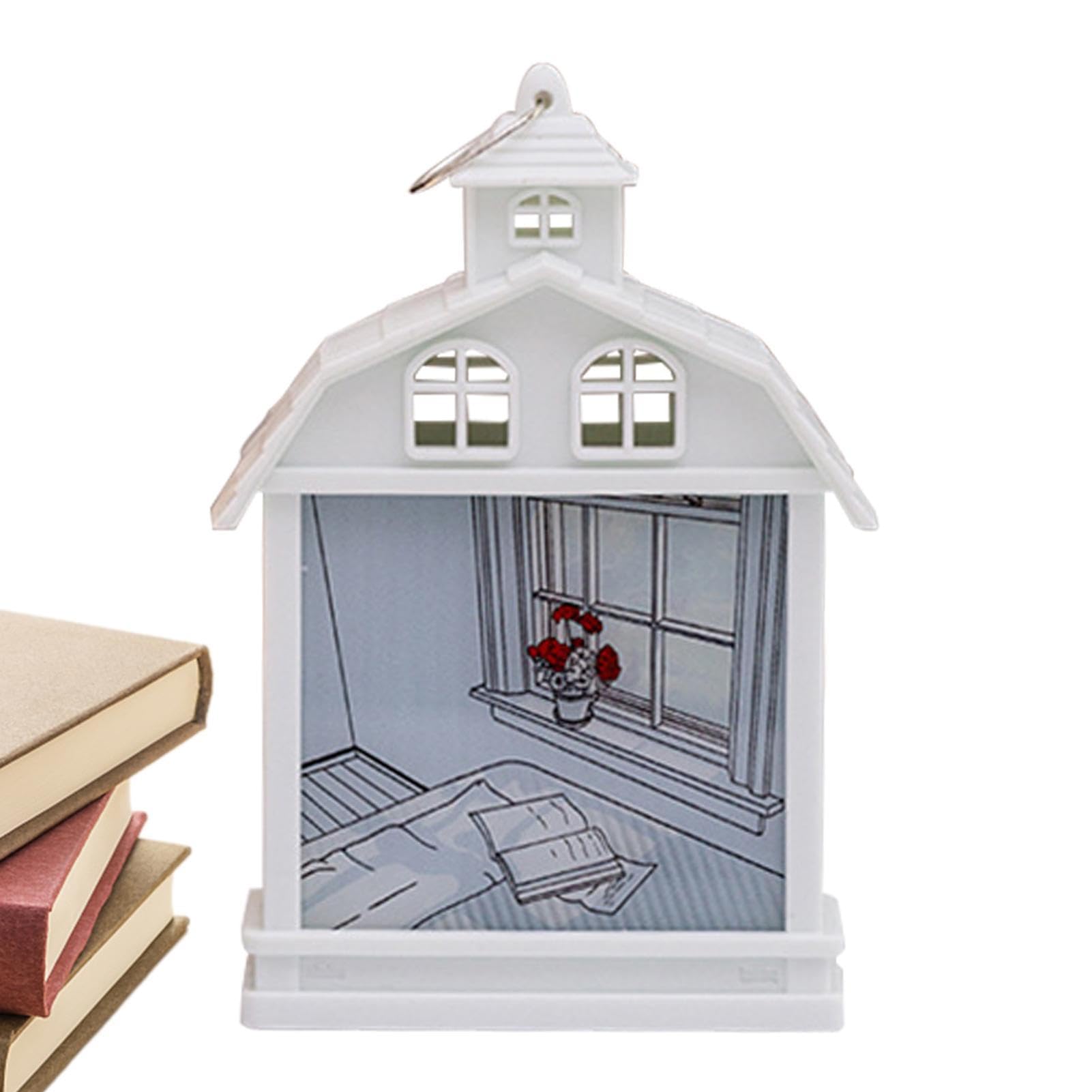 Arte de pared con pintura LED, Decoración de pintura de moda con luz LED, Adorno llamativo de pared de mesa para sala de estar, dormitorio, sala de estudio, habitación infantil, aula, dormitorio Woteg