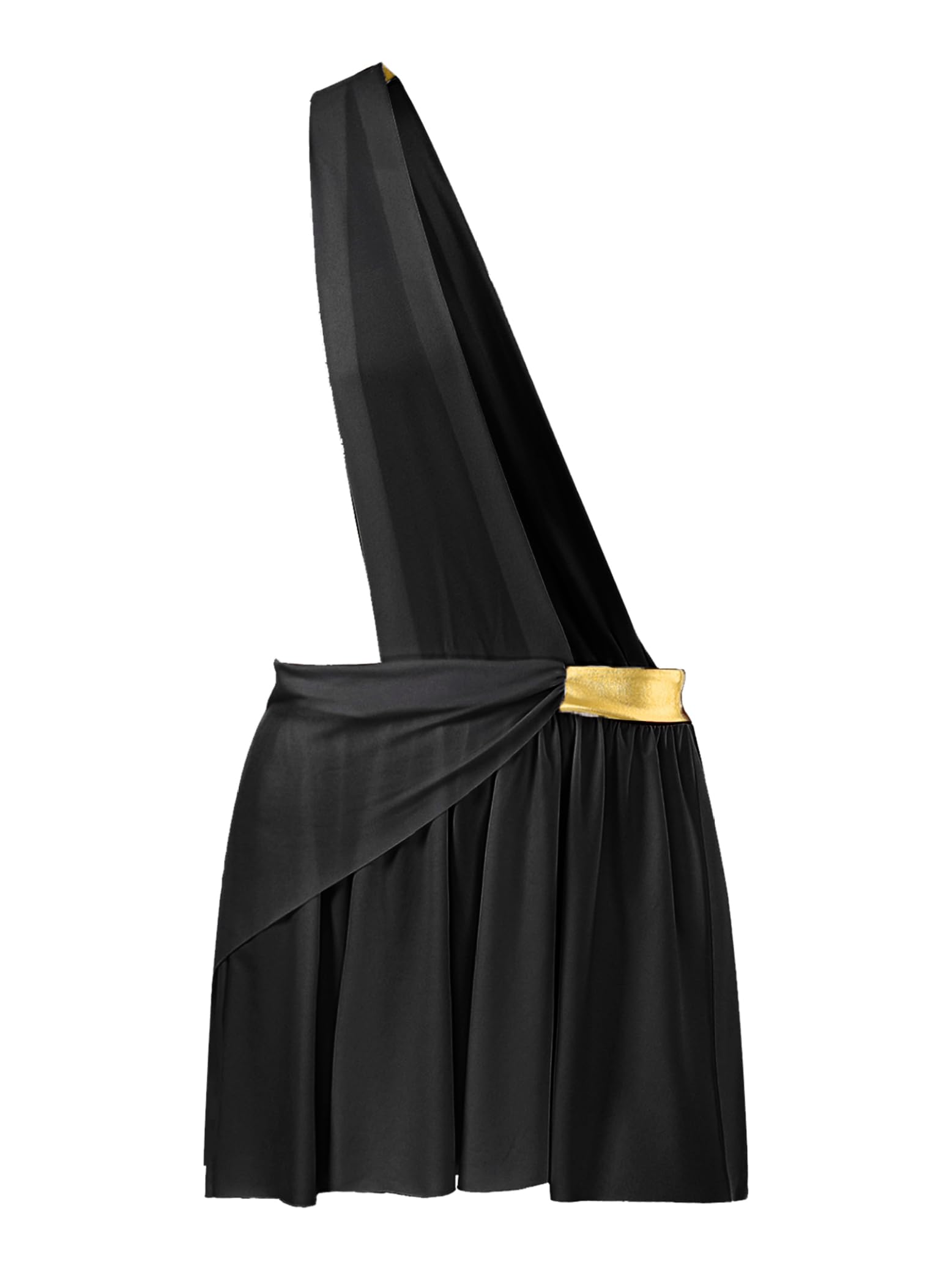 Griechischer Gott Kostüm Herren Gladiator Rock Toga Kleid Caesar Römer | Mit Schräg, Träger, Ein Schulter, Party, Clubwear,Nachtclub, Halloween, Fasching, Karneval ,Ostern