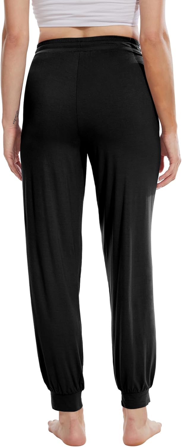 WiWi Pajama Pants for Women Lounge Super Soft Joggers Yoga Viscose from Bamboo Bottoms Cooling Pajamas Pant Sweatpants S-4X - Image 4