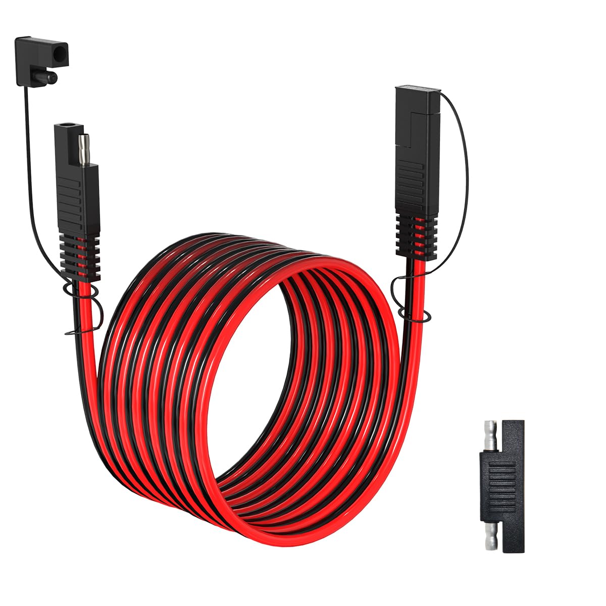 ELFCULB SAE Extension Cable 16AWG 50FT for RV and Solar Charging
