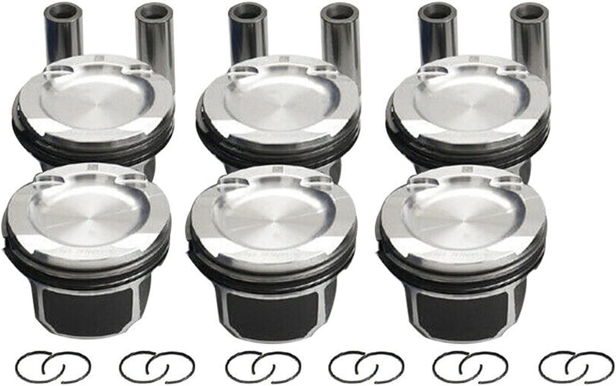 6pcs 11257610295 Engine Pistons Rings Set Φ84mm Fits for B-m-W E82 E90 E60 135i 335i 535i 740i Engine Aftermarket Parts
