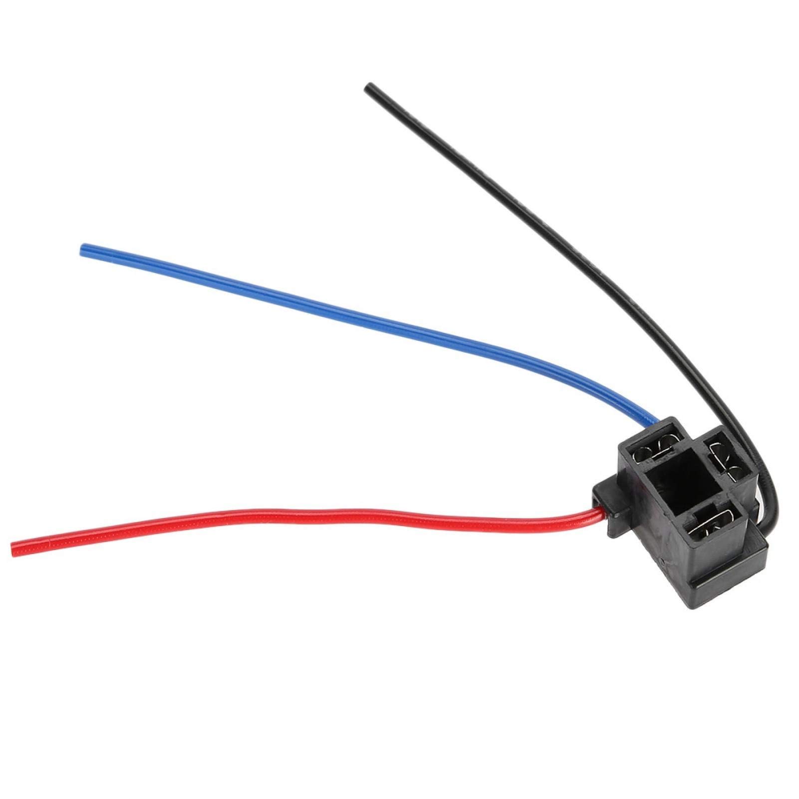 4Pcs H4 3-Pin Headlight Connector Plug With Terminals - Automotive Bulb Holder Replacement-925218