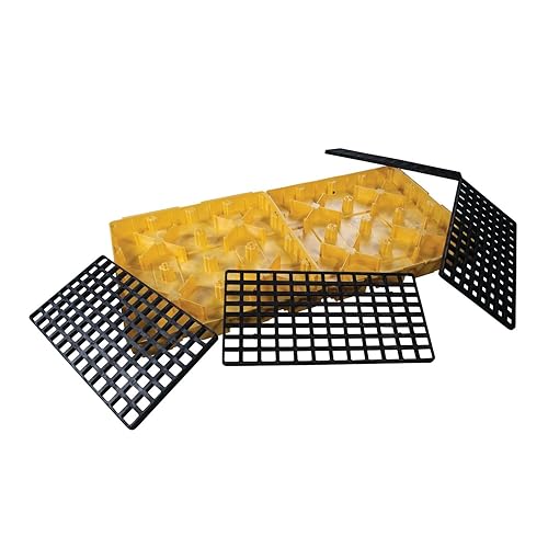 Miniatura 35 de Eagle Plataforma modular para derrames de un tambor, 26.25"x26"x6.5", sumidero de 15 galones, bandeja de contención de capacidad de carga de 2,000