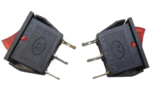 Miniatura 2 de 120927-24 Interruptor basculante de 120 voltios iluminado encendido apagado para chimeneas eléctricas FMI Desa 16A/250V/AC1HP 20A/125V/3/4HP (2