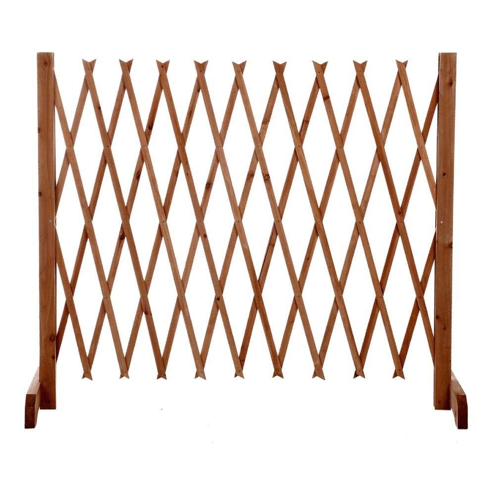 TERRE JARDIN - Barrière de Sécurité Extensible, de 27 à 190 x 120 cm - Barriere de Securite Enfant, Chien sans Perçage en Bois - Barrière Protection Extensible, Rétractable, Enfants, Animaux