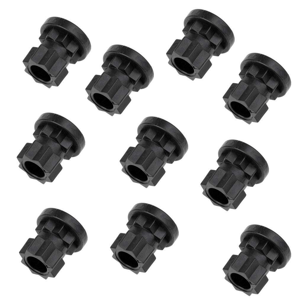 ELECTROPRIME 10pcs Canoe Kayak Ram Base Mount Mounting Post Track System Accessories