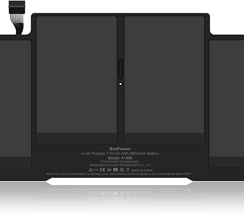 Miniatura 3 de BatPower A1496 - Batería de repuesto para MacBook Air de 13 pulgadas A1466 EMC 2559 EMC 2632 EMC 2925 MacBook Air de 13 pulgadas A1466 EMC 2559 EMC