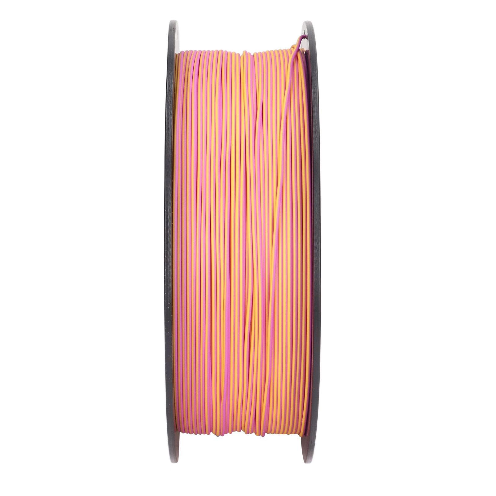 Tricolor PLA Filament do druku 3D 1,75 mm Złoty Zielony Fioletowy Biodegradowalny Gładki druk Wytrzymały, mocny Kompatybilny z większością drukarek
