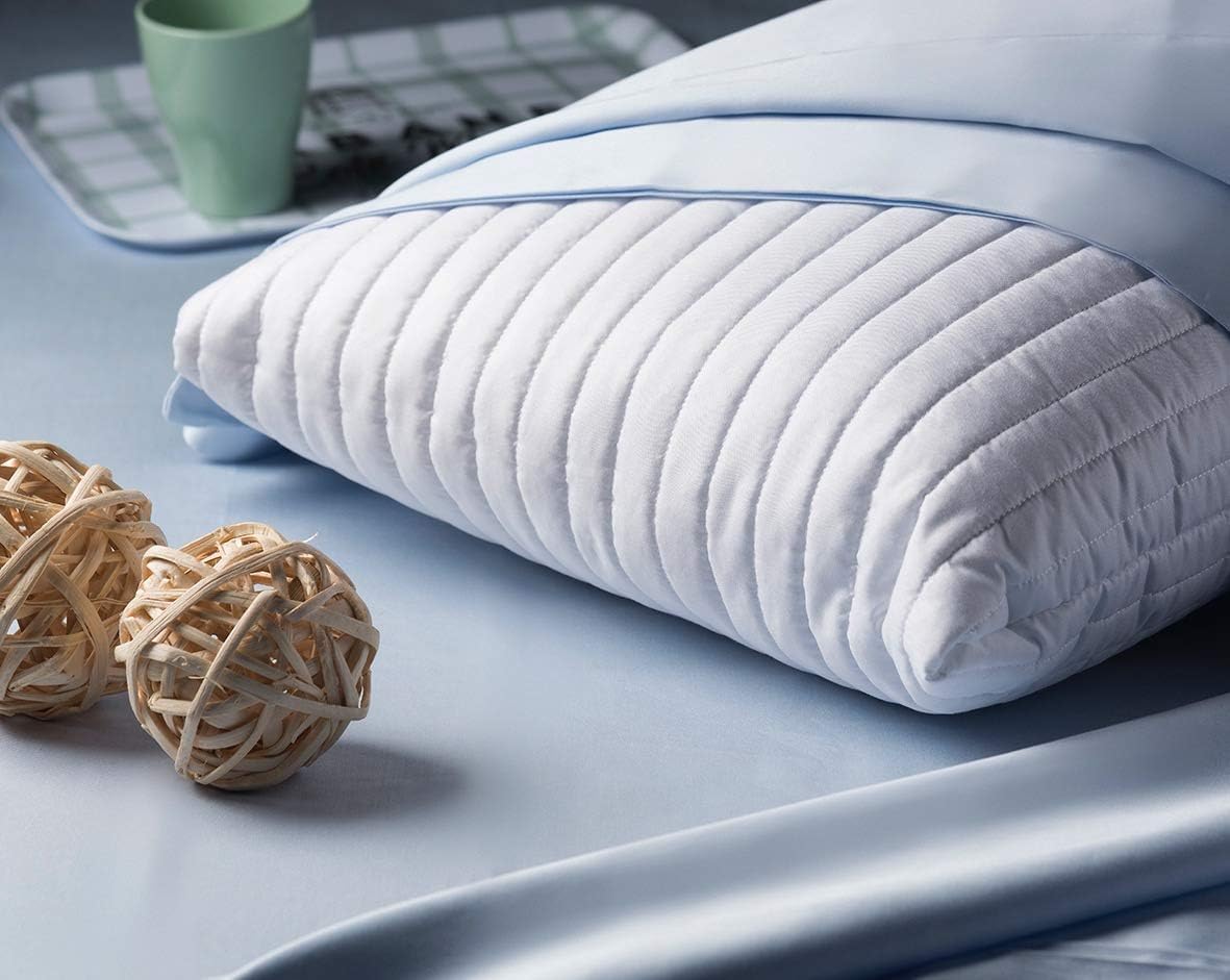 EVERGREENWEB - Doppelbettmatratze 160x190 25 cm Höhe mit integriertem Topper aus Memory-Schaumstoff H2 H3 Ergonomische 7-Zonen MEDIZINISCHES PRODUKT ‍+ 2 Kostenlose Kissen, Weiße MASSAGE-Effekt Gewebe