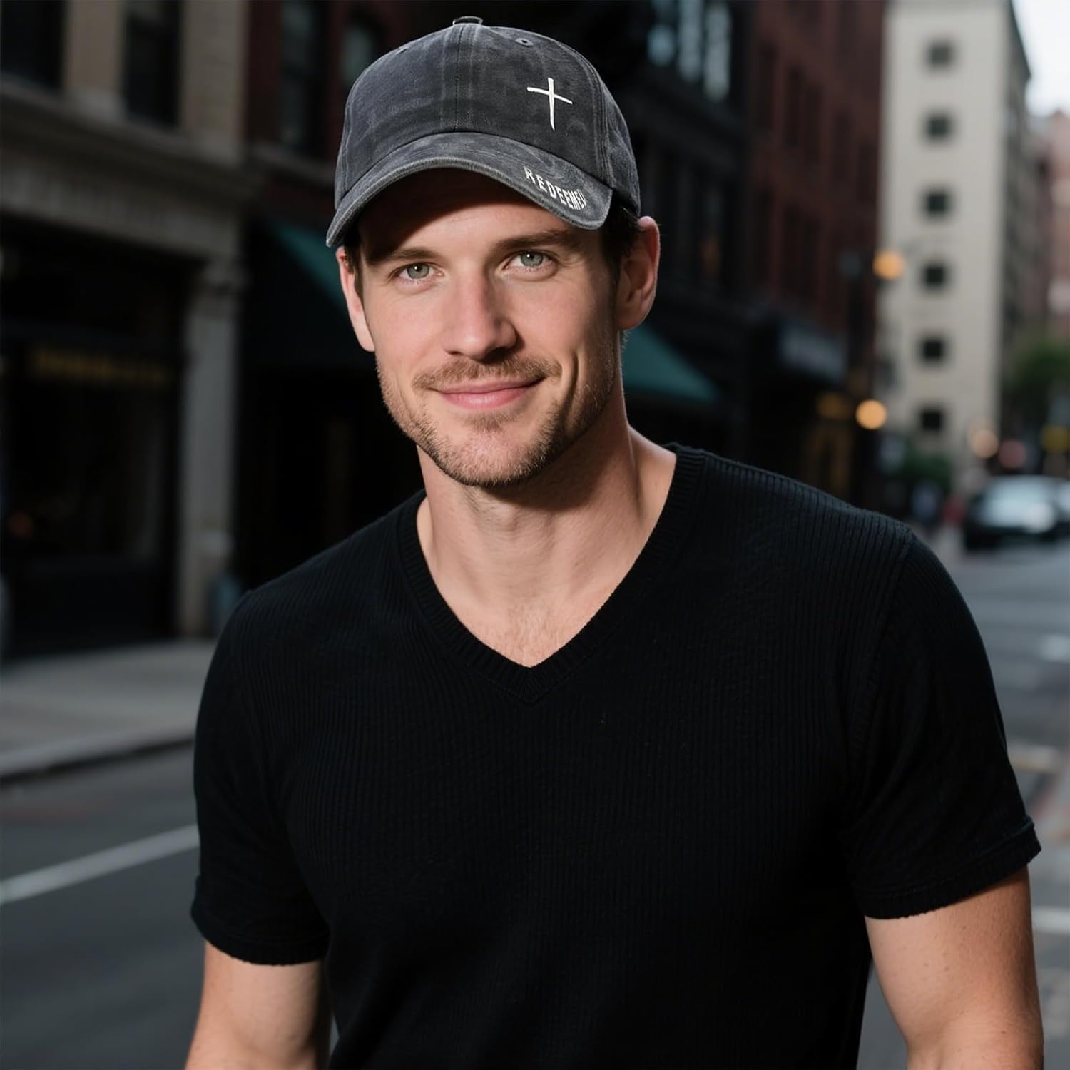 Christian Baseball Cap for Men & Women - Embroidered Jesus Cross Hat, Adjustable Faith-Based Gifts - Image 2