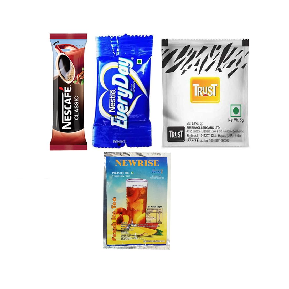 Buy New Rise Combo Coffee 150 Milk 150 Sugar sachet 200 With 1 Peach