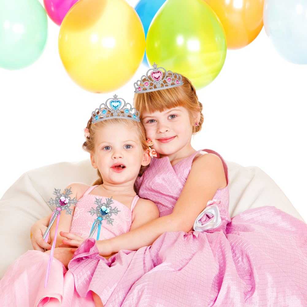 Corona Tiara Con Strass - Oro Rosa, Per Sposa, Principessa, Feste, Compleanni, Accessorio Capelli - Foto 10