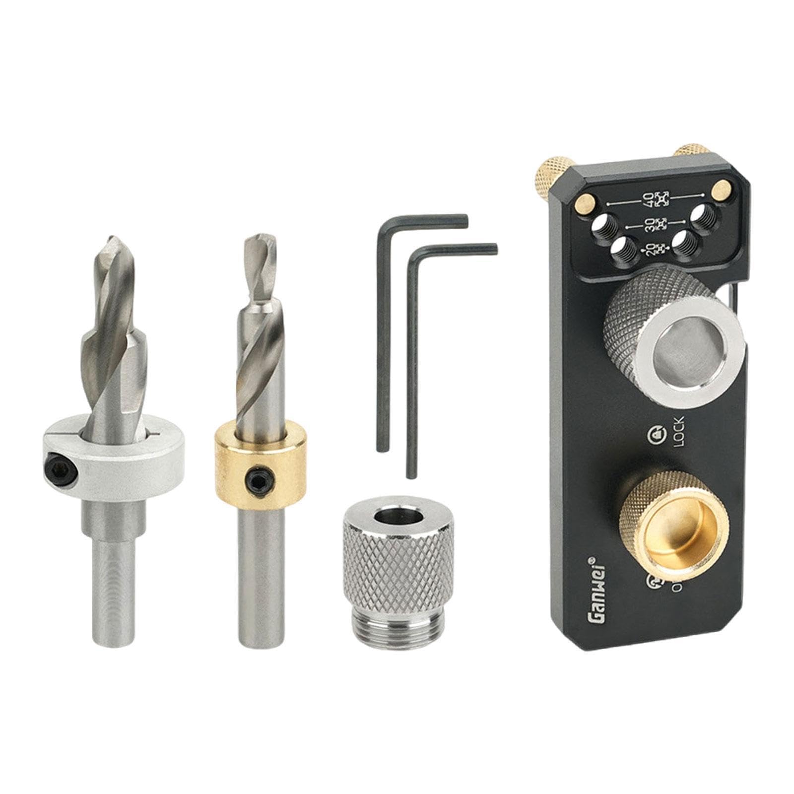 Outil de perçage pour profilés en aluminium et raccord de poinçonnage universel