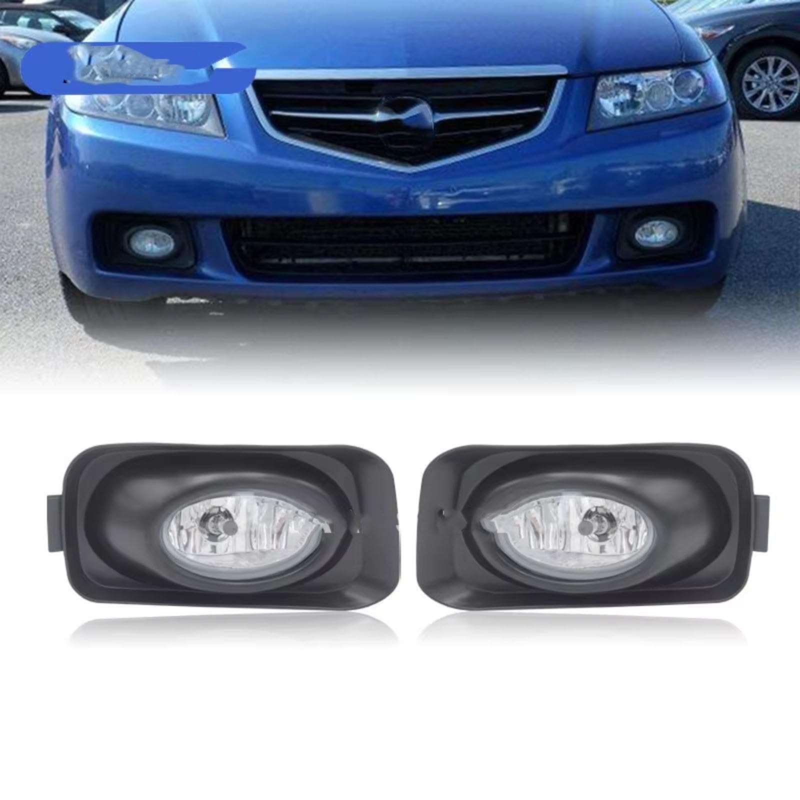 Gruppo ottico Compatibile Con Accord Per Euro Cl7 2003 2004 2005 2006 2007 2008 Luci Per Auto Paraurti Anteriore Fendinebbia Fendinebbia Fendinebbia Anteriore Lampade