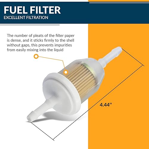 Miniatura 6 de 796031 Kit de afinación de filtro de aire, compatible con Briggs y Stratton 591334 492932 696854 John Deere D100 D110 D125 D130 D140 Husqvarna