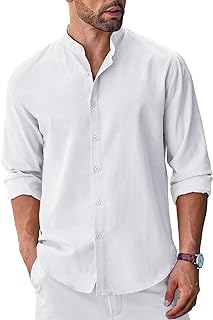 Classic Straight Collar Dress Shirt