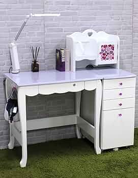 大幅値下げ　【美品】ハート　学習デスク　パープル　女の子　小学生 大幅値下げ 【美品】ハート 学習デスク パープル 女の子 小学生