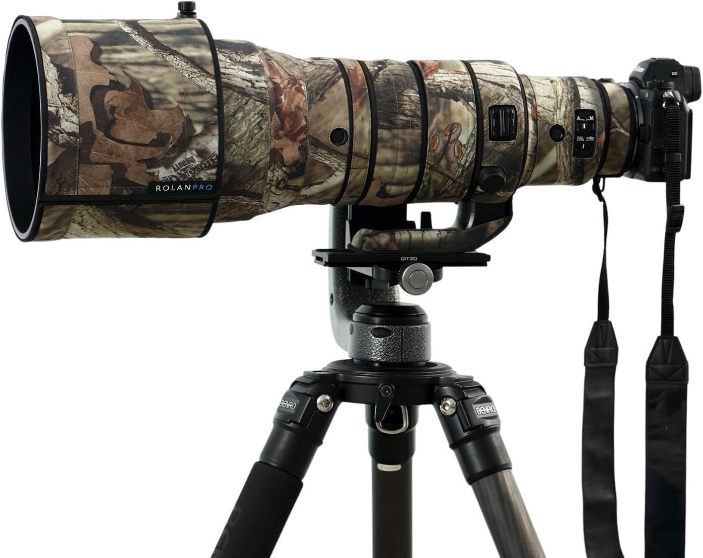 Rolanpro Waterproof Lens Cover for Nikon Z 400mm F2.8 TC VR S Rain Cover Lens Protective Sleeve Case Clothing-#1 Brown Jungle Camo