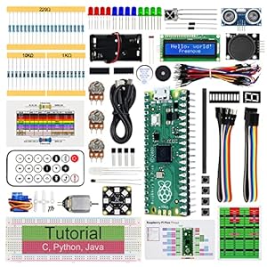 FREENOVE Super Starter Kit for Raspberry Pi Pico (Included) (Compatible with Arduino IDE), 513-Page Detailed Tutorial…