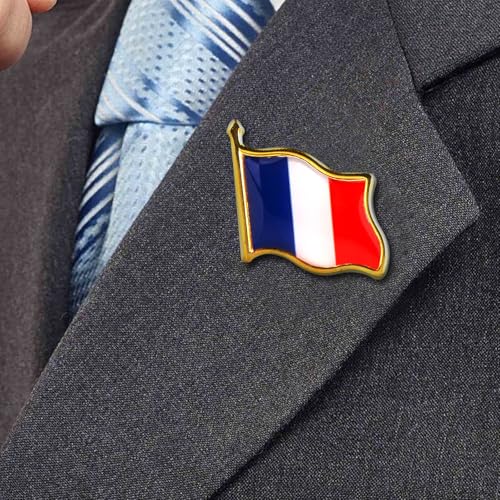 Image of Country Flag Brooch Metal Alloy Souvenir Pin Shirt Hat Backpack Jewelry Accessories Decoration Party Christmas Gift Badge International Travel Pin