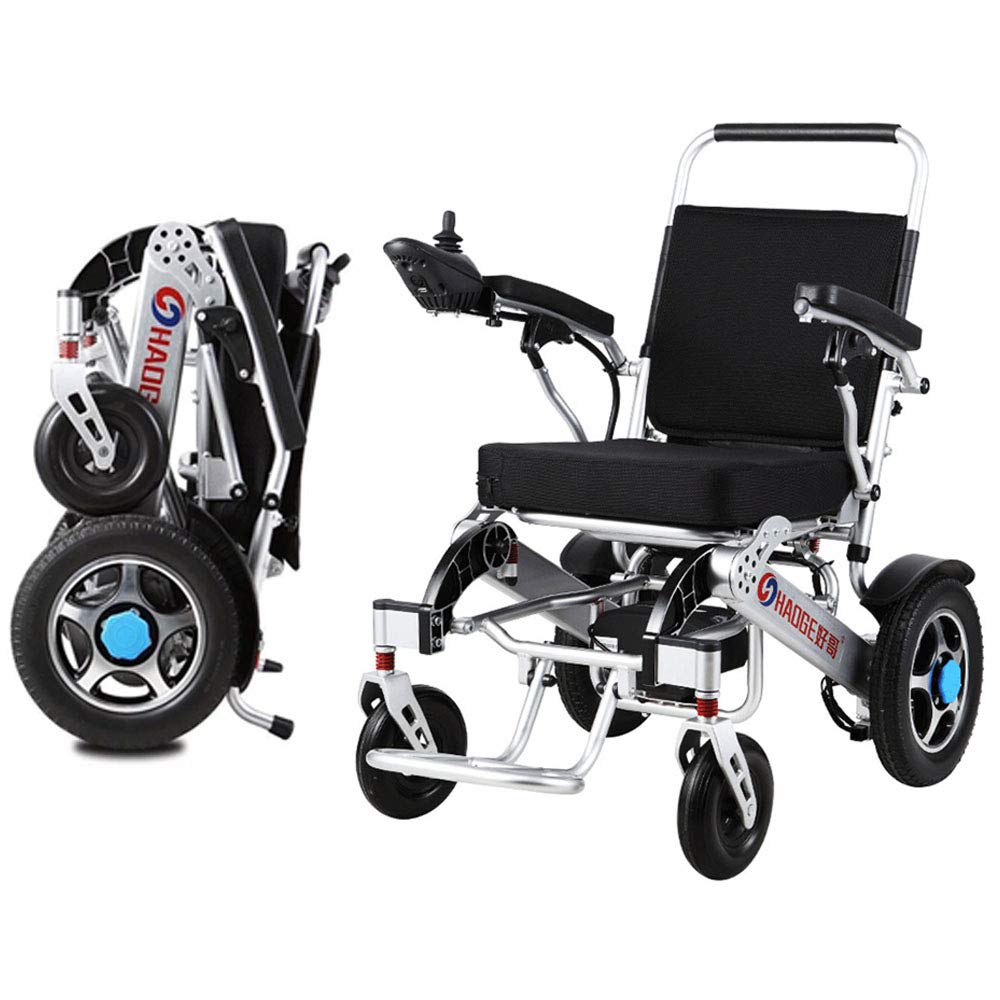 Buy CHUDAN Quick Folding Electric Wheelchair, Ultralight Aluminum Safe