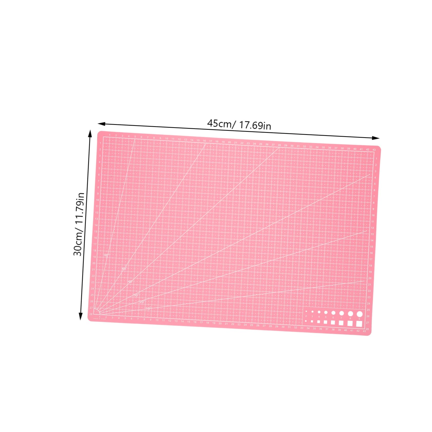 ERINGOGO Craft Cutting Mats Pink Cutting Boards Smooth Surface for Diy Projects