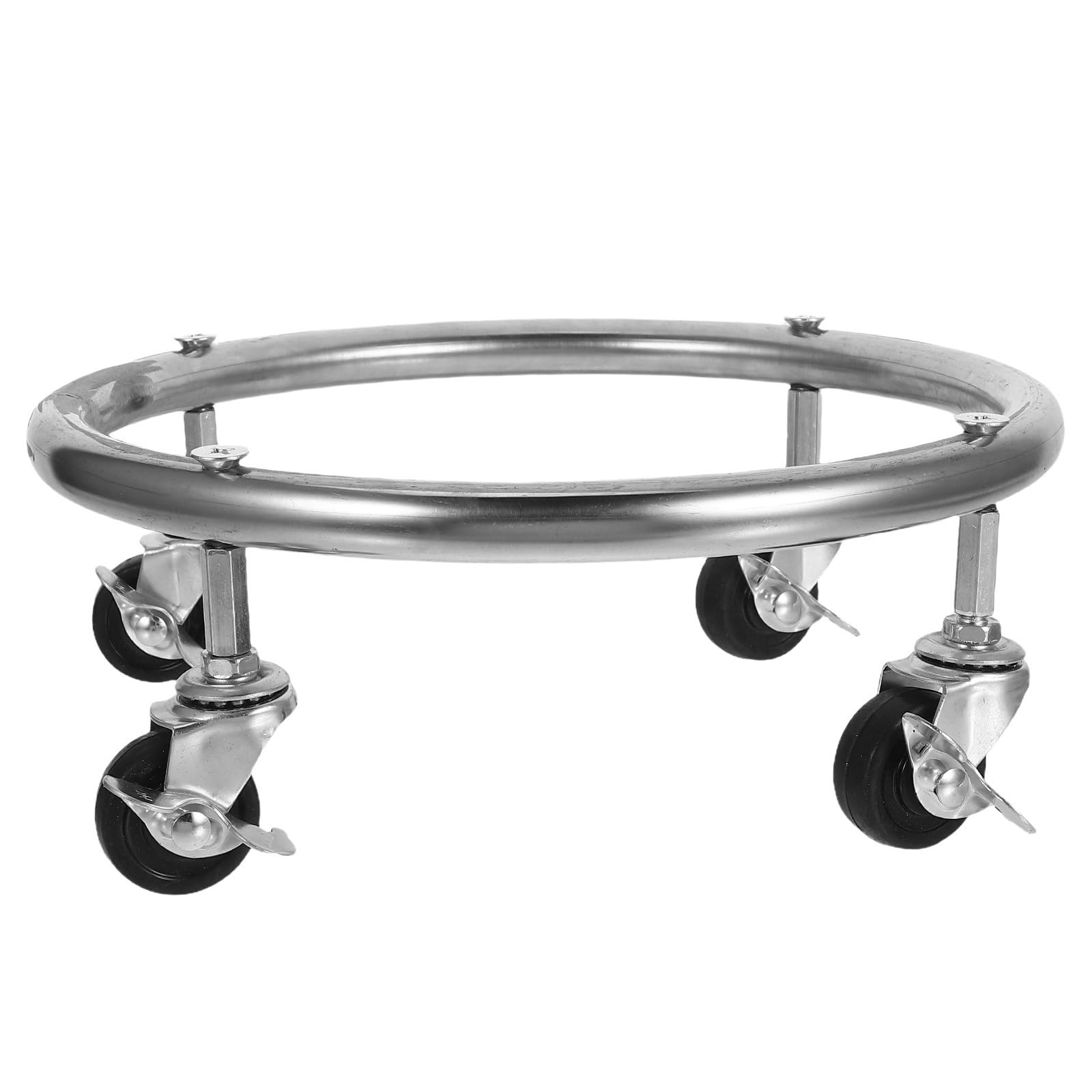 Soporte móvil para cilindro de gas con ruedas de acero y goma estable