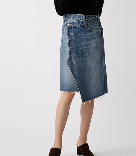 Amazon Azul By Moussy リメイク風デニムスカート Mook掲載 m Blu ジーンズ 通販 Amazon Azul By Moussy リメイク風デニムスカート Mook掲載 m Blu ジーンズ 通販