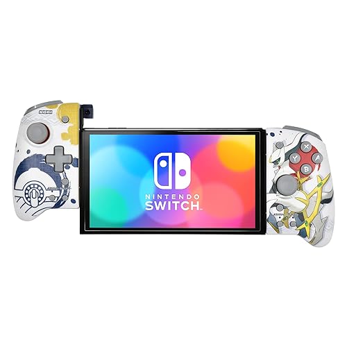 Vista 4 de HORI Nintendo Switch Split Pad Pro (Pokemon Legends Arceus) Ergonomic Controller for Handheld Mode - Officially Licensed By Nintendo & Pokemon