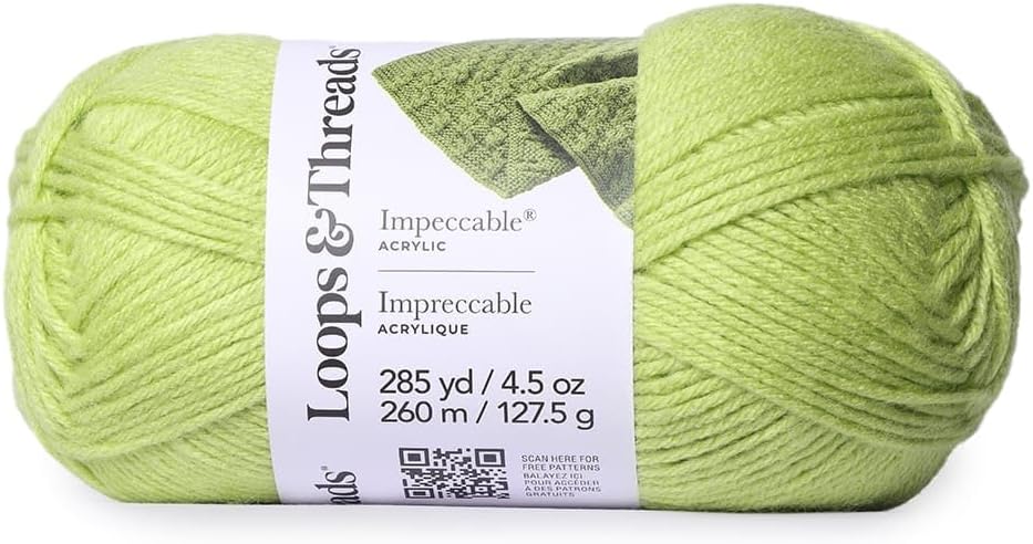 Loops & Threads Impeccable Solid Yarn, 18 Pack