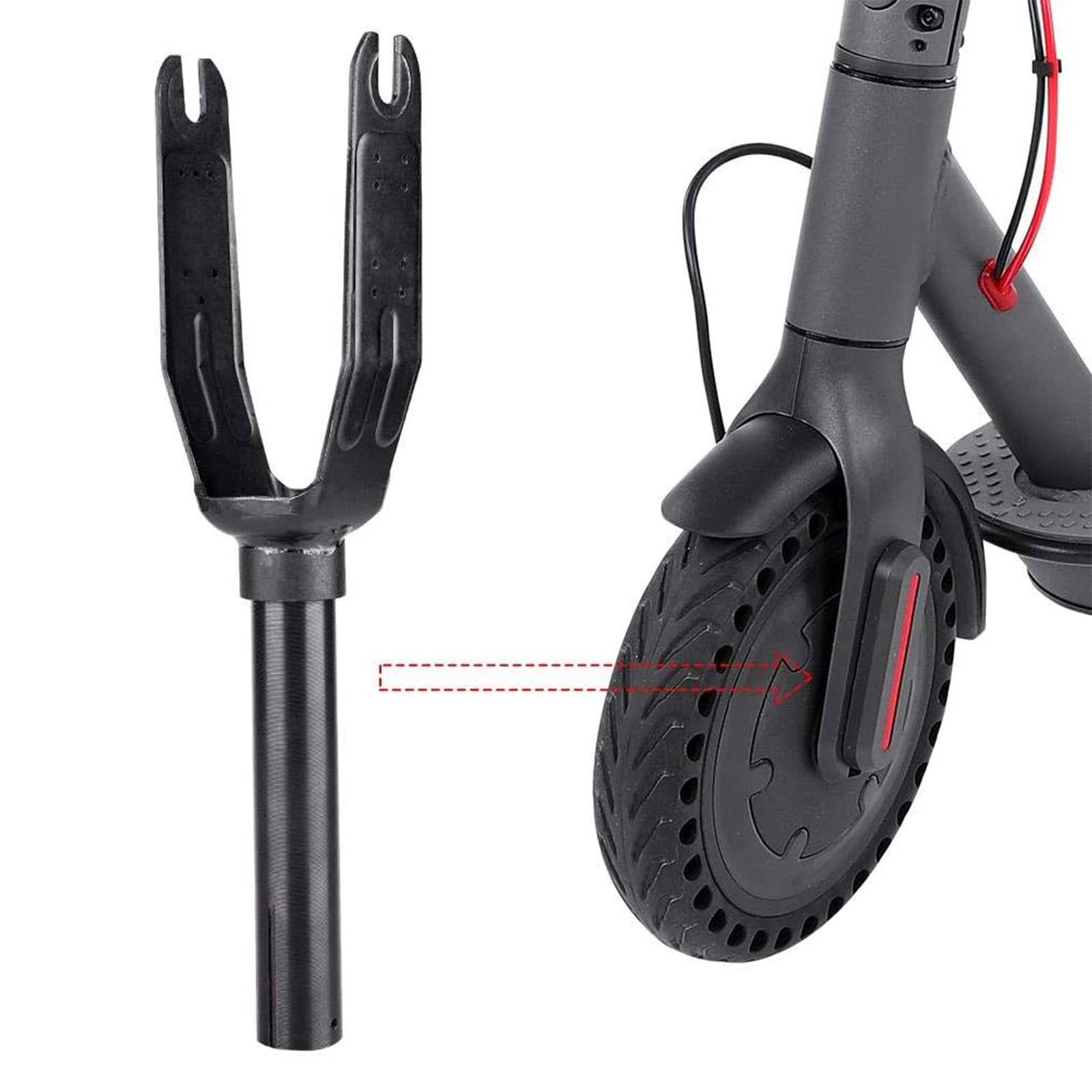 Fourche Avant de scooter Fourche de scooter pour Xiaomi Trottinette M365 Pro Fourche de rechange électrique Scoter Fourche en alliage D'aluminium Pièce de rechange pour Xiam Mj M365 Pro2 Accessoires