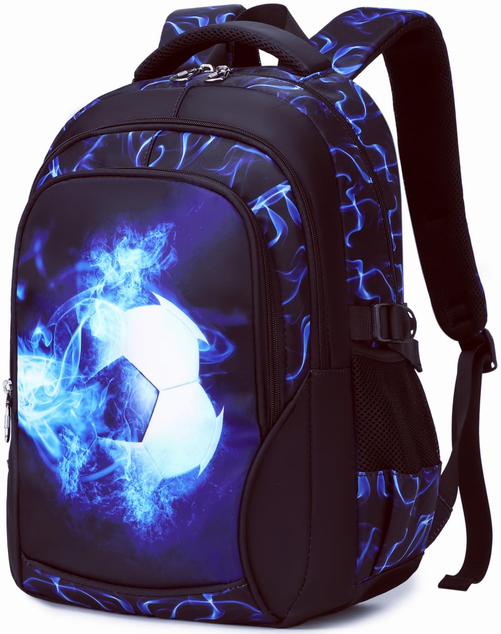 Mochila Chico Escolar Conjunto Niños de Libros Elemental Medio Adolescente Gran Impermeable Bolso de Almuerzo 18 Pulgadas 3 Pcs Boys Bolso