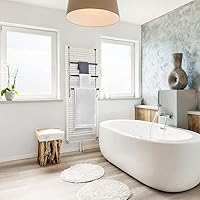 Vista 5 de Auledio Toallero triple ajustable sobre la puerta con ganchos, negro