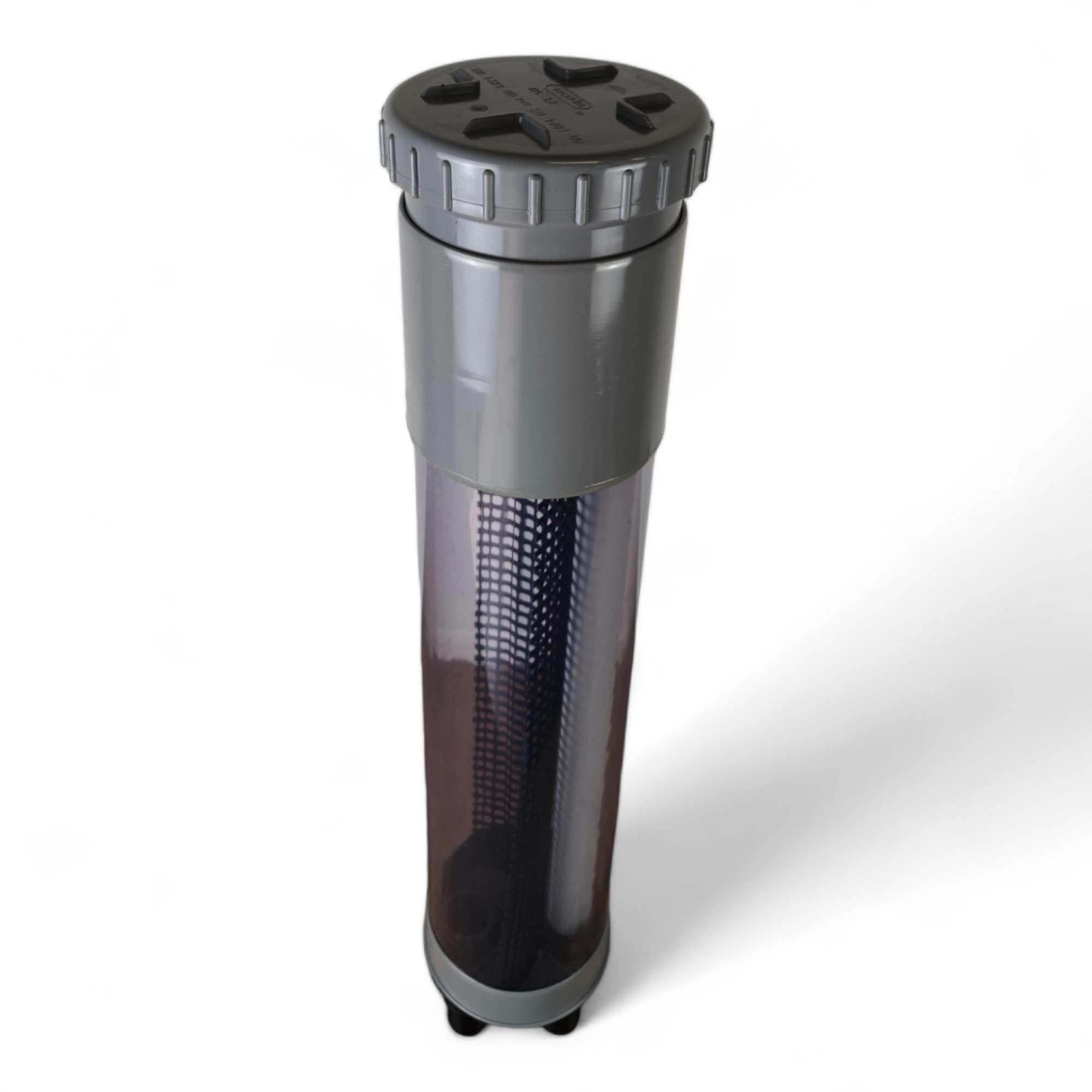 prefiltro piedra separador para aspirador limpiador de estanque Estanque barro (dn125 – 117 cm, transparente)