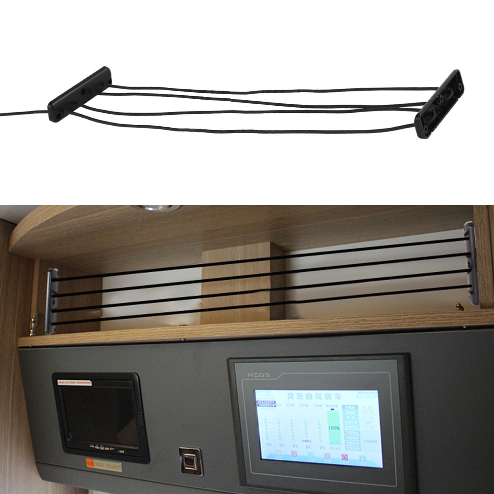 Wohnmobil Schranknetz Dachaufbewahrungsnetz Auto Decken Aufbewahrungstasche Gepäcknetz Netz Organizer Auto & Motorrad