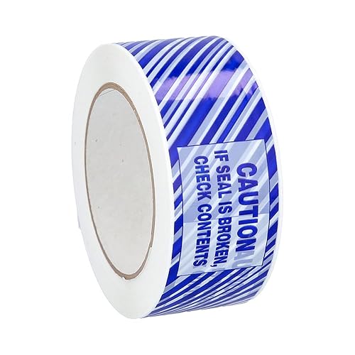 Cinta de embalaje, Tamper Evident Hot Melt rollo de cinta adhesiva, 2 pulgadas x 110 yardas, 1.9 Mil de grosor, paquete de 36 rollos