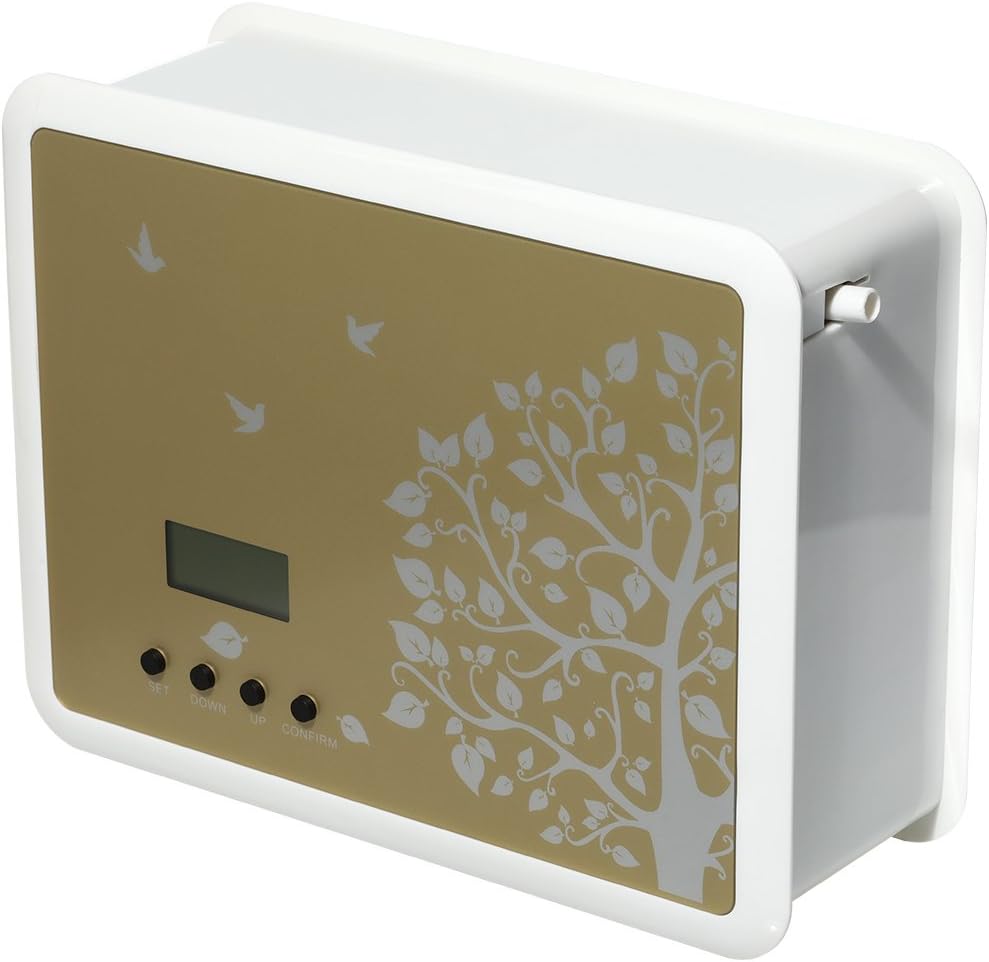 NON ROCK Essential Oil Fragrance Diffuser, 100% Essential Oil Nebulizing Home Diffuser,Scent Machine,Aroma Oil Fragrance Diffuser Machine, Fragrance Essential Oil Hvac Scent System. (Khaki)