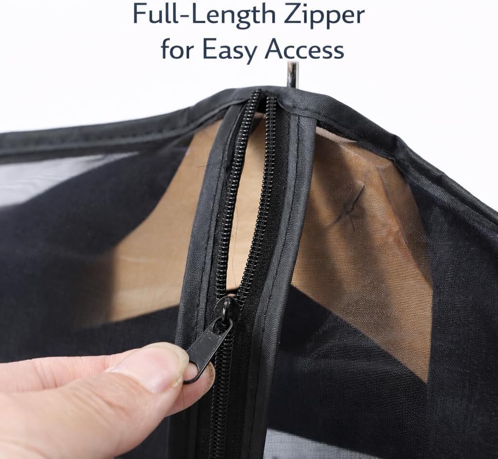 Mink Coat Storage Bags for Long Full-Length Coats, 55 x 24 in, 2 Pack