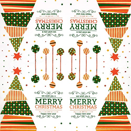 Servilletas papel de colores Christmas Tree para evitar mesas aburridas en tu fiesta del té 6
