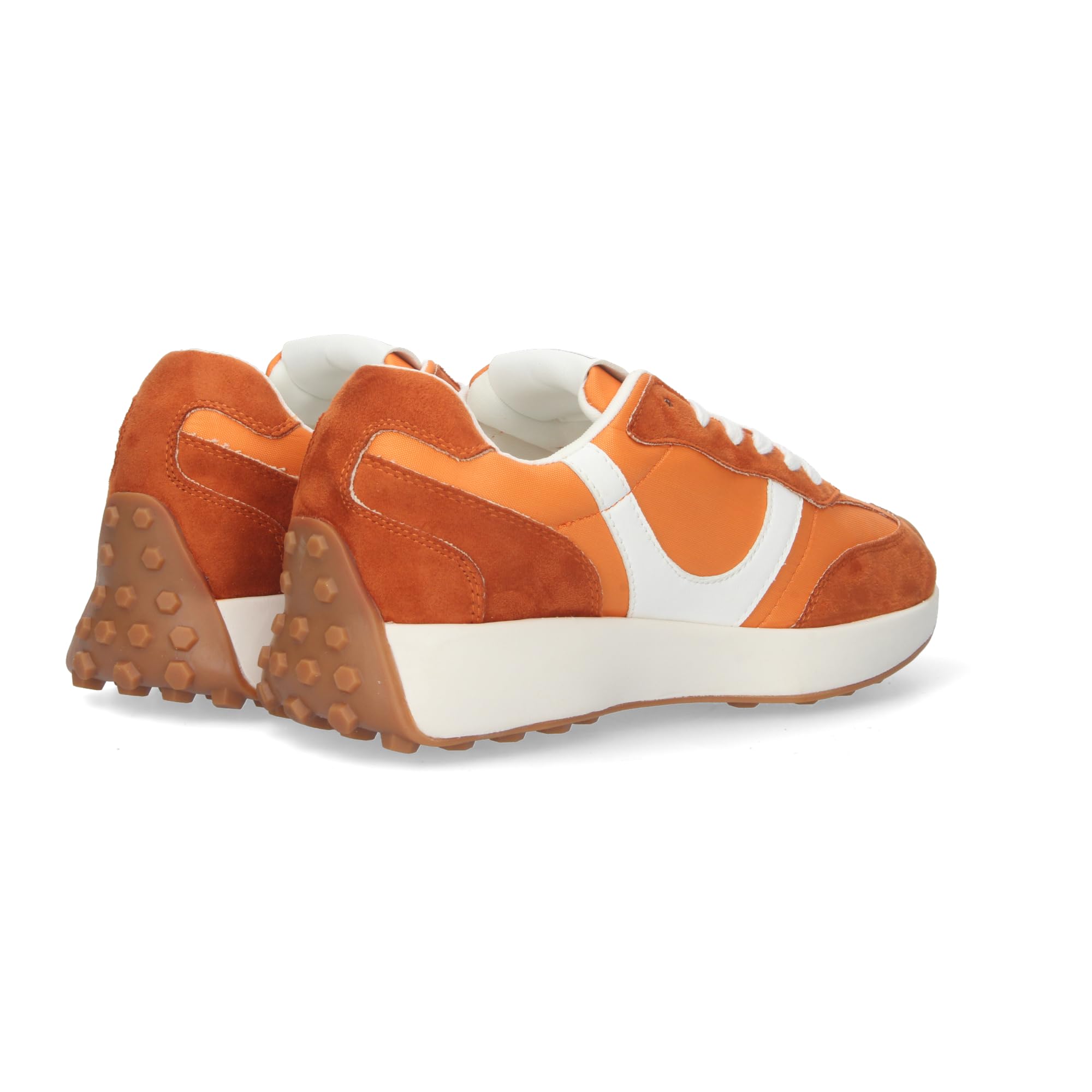 Zapatillas Deportivas Casual de Mujer, de Diseno Moderno Cierre de Cordones y Detalle en los Laterales.