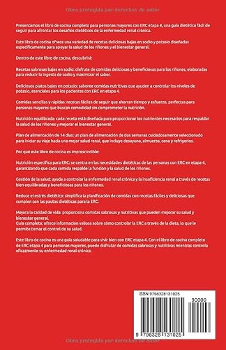 El libro de cocina COMPLETO DE LA ETAPA 4 de la ERC para personas mayores: Proceso de cuidado nutric